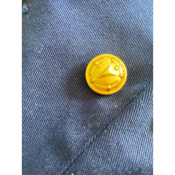 L’AGENCE Allison women’s navy double breasted denim jacket size small 0050 - Picture 13 of 16